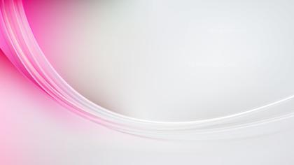 Glowing Abstract Pink and White Wave Background