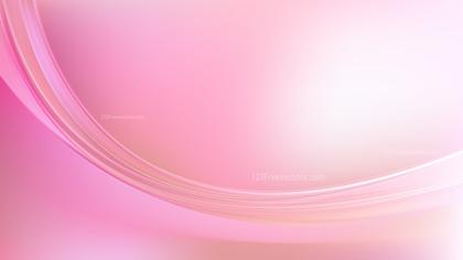 Abstract Pink and White Wavy Background Vector Graphic