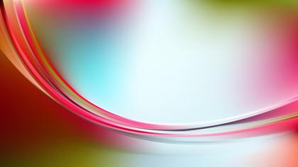 Free Download Abstract Pink Green and White Shiny Wave Background
