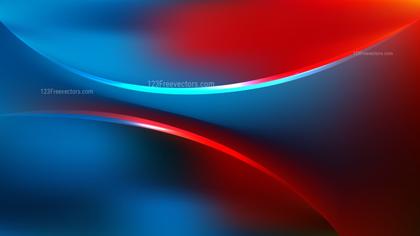 Red and Blue Abstract Curve Background