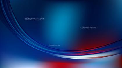 Abstract Red and Blue Wave Background Template Graphic