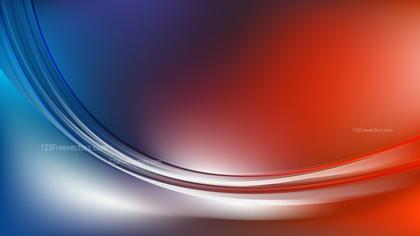Red and Blue Abstract Wave Background