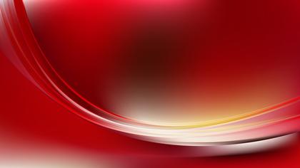 Abstract Red and Yellow Wave Background Template Illustrator