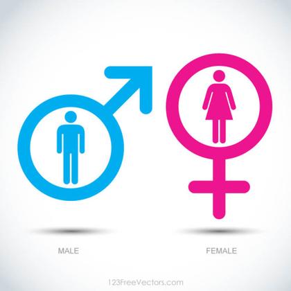 Exploring The Artistry of Male and Female Symbol Vectors