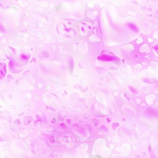 Abstract Romantic Light Purple Hearts Background