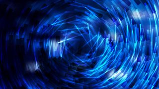 Abstract Blue Swirl