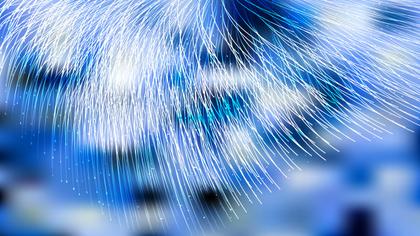 Abstract Blue and White Lines