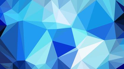 Blue Triangle Geometric Background Vector