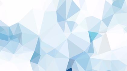 Abstract Blue and White Polygon Pattern Background