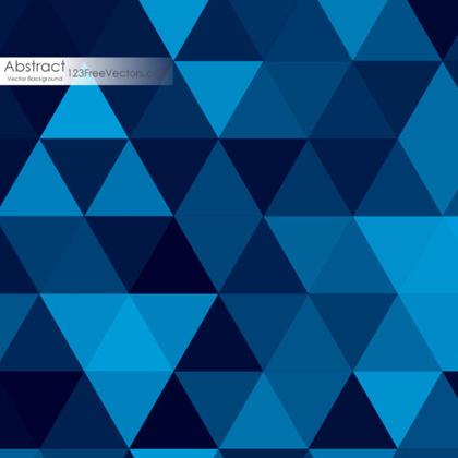 Dark Blue Triangle Background