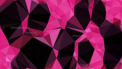 Abstract Cool Pink Polygon Triangle Background Vector Illustration