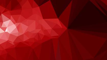 Cool Red Geometric Polygon Background Vector