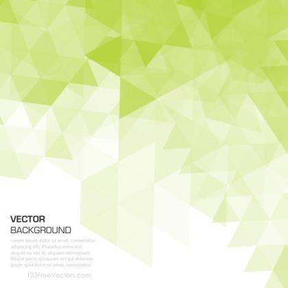 Light Green Triangle Background