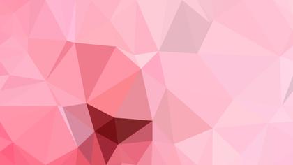 Pastel Pink Polygon Abstract Background