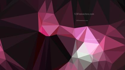Abstract Pink and Black Low Poly Background Image