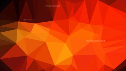 Red and Orange Polygonal Abstract Background Vector Illustration