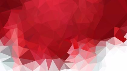 Red Polygon Abstract