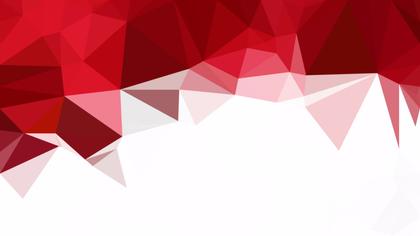 Red Polygon Abstract