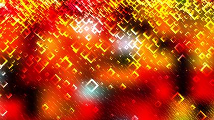 Modern Abstract Black Red and Yellow Squares Background