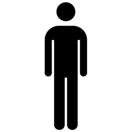 Men’s Room Symbol Vector