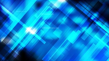 Abstract Black and Blue Modern Geometric Shapes Background Vector Graphic