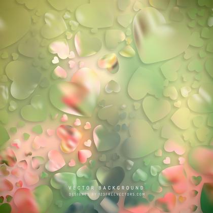 Abstract Loving Heart Valentine Background