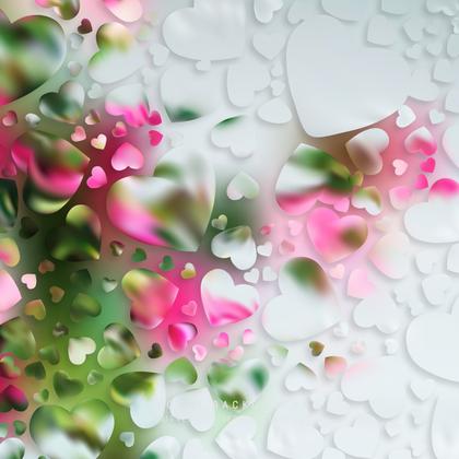 Abstract Loving Heart Valentine Background