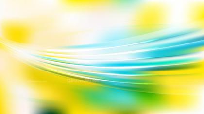 Abstract Blue Green and Yellow Background