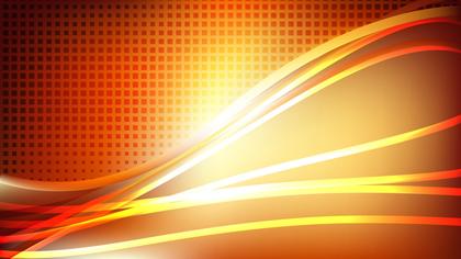 Abstract Orange and Yellow Lines