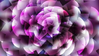 Geometric Abstract in Purple and White