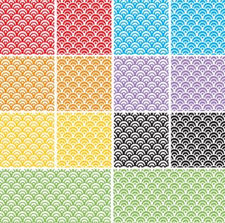 Dragon Scales Seamless Pattern Swatch for Adobe Illustrator