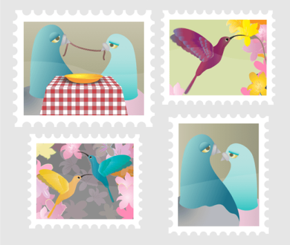 Free Vector Stamps