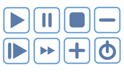 Blue Vector Icons Free