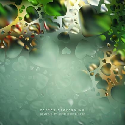 Abstract Romantic Hearts Background