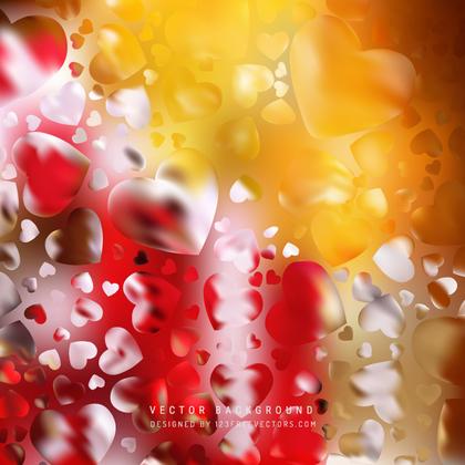 Romantic Hearts Background