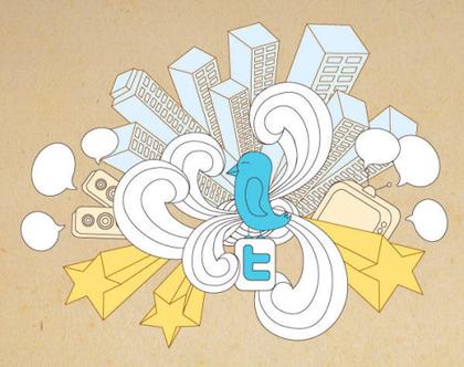 Free Twitter Background Vector