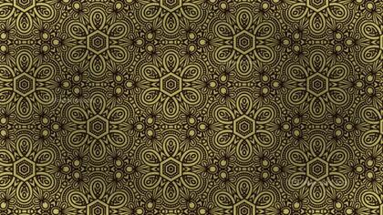 Golden Floral Pattern