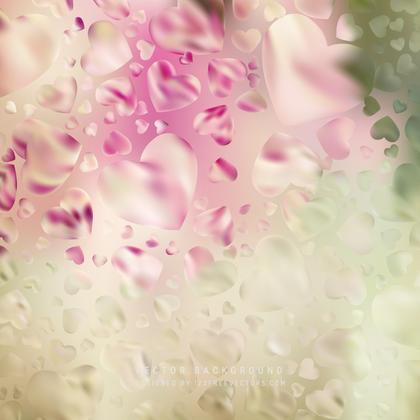 Abstract Valentines Day Heart Background