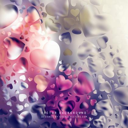 Romantic Hearts Background