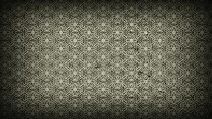 Dark Brown Vintage Floral Wallpaper Background