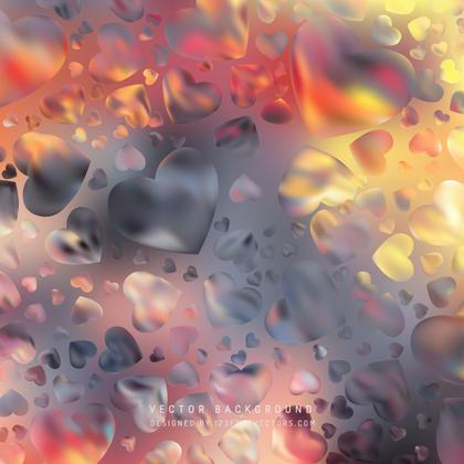 Abstract Valentine Heart Background