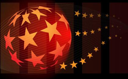 Star Ball Abstract Vector Background