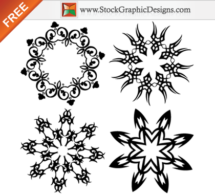 Ornate Design Elements Free Vector Graphics Illustration