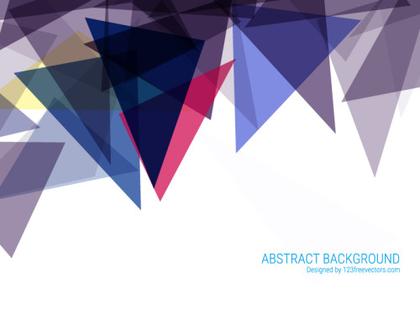 Colorful Triangle Background Design