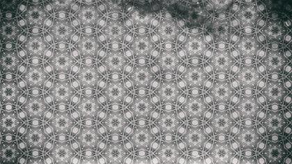Gray Floral Pattern