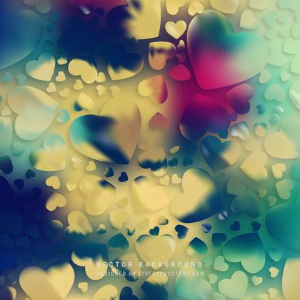 Romantic Hearts Background