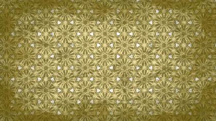 Golden Floral Pattern