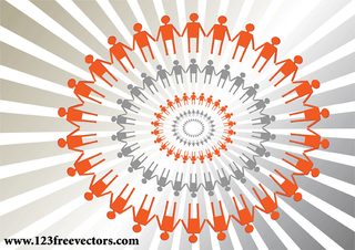 Human Circle Vector