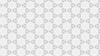 Gray Floral Pattern