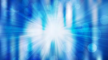 Blue Burst with Bokeh
